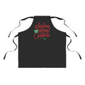 Christmas Baking Apron — "Whisking You a Merry Christmas" Holiday Kitchen Apron