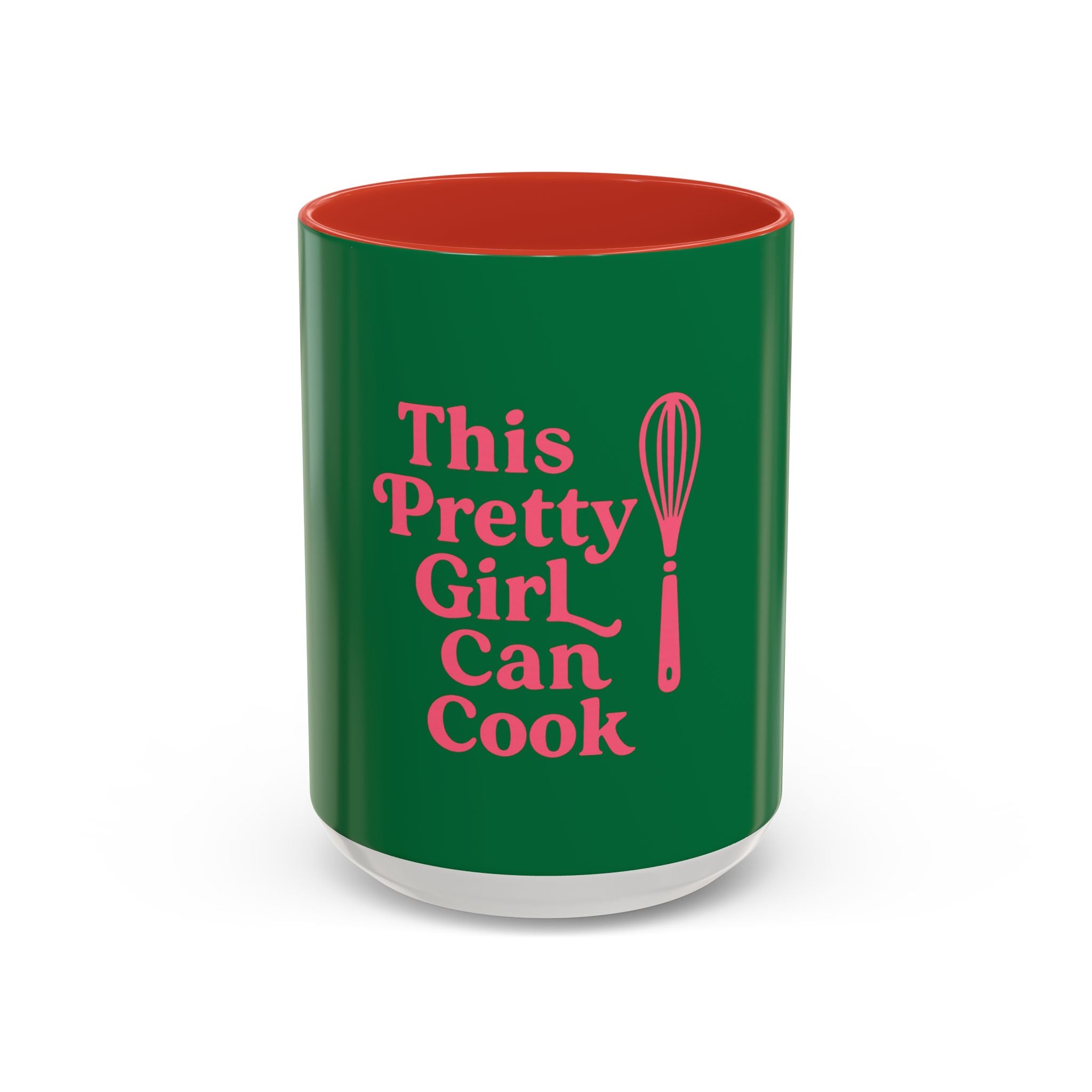 Coffee Mug - "This Pretty Girl Can Cook" Accent Kitchen Gift