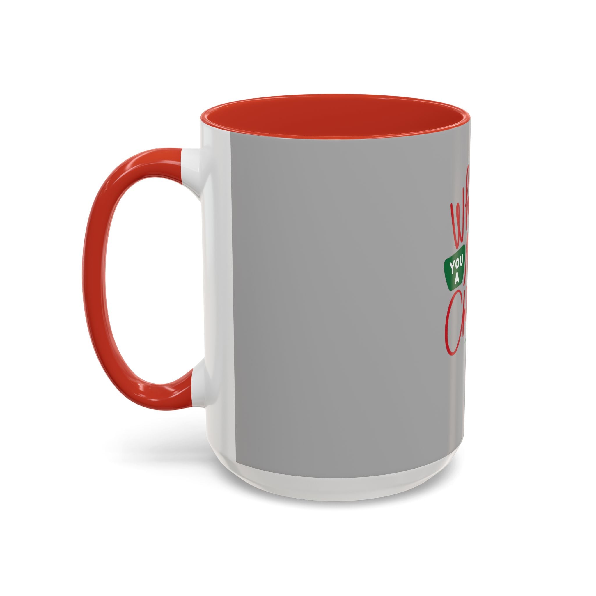 Whisking You a Merry Christmas Accent Coffee Mug — Holiday Baking Kitchen Gift (11/15oz)