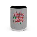 Whisking You a Merry Christmas Accent Coffee Mug — Holiday Baking Kitchen Gift (11/15oz)
