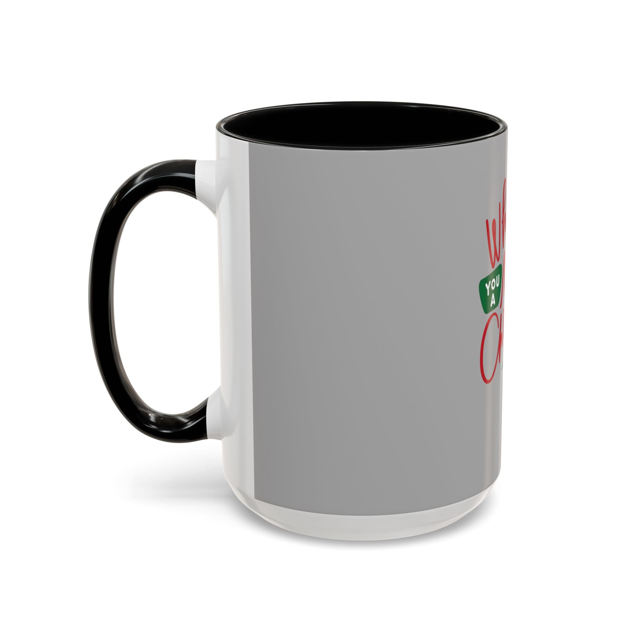Whisking You a Merry Christmas Accent Coffee Mug — Holiday Baking Kitchen Gift (11/15oz)