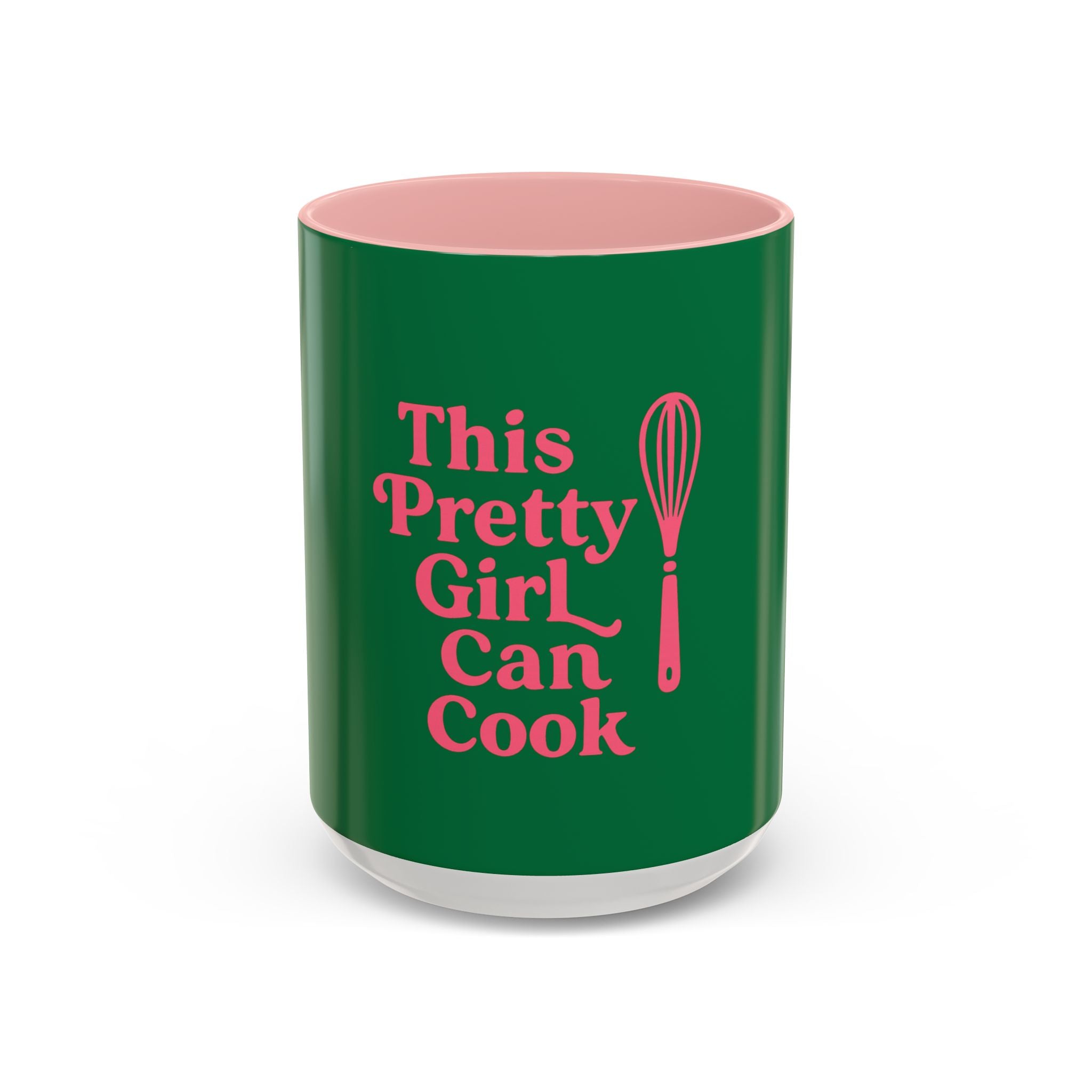Coffee Mug - "This Pretty Girl Can Cook" Accent Kitchen Gift