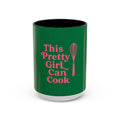 Coffee Mug - "This Pretty Girl Can Cook" Accent Kitchen Gift
