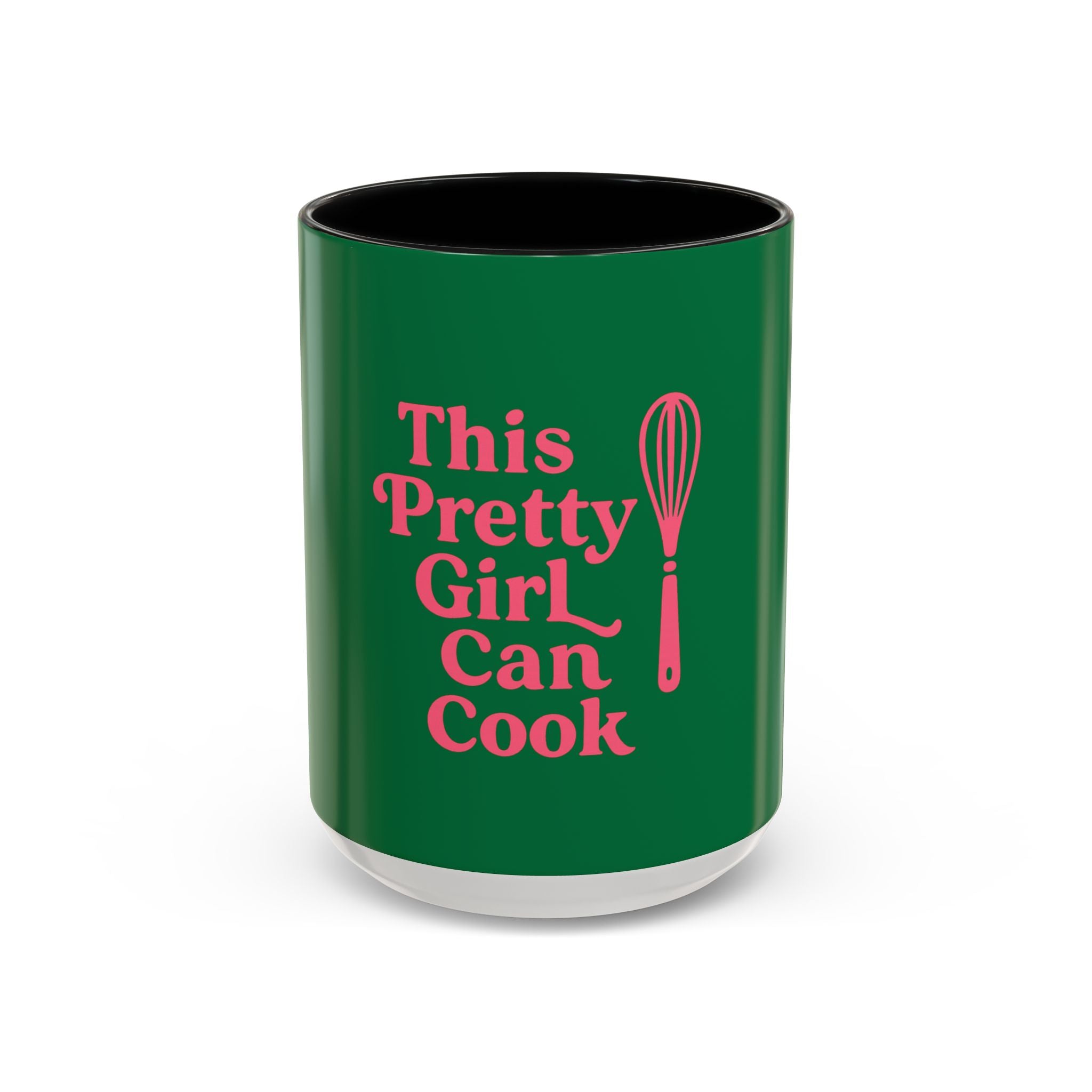 Coffee Mug - "This Pretty Girl Can Cook" Accent Kitchen Gift