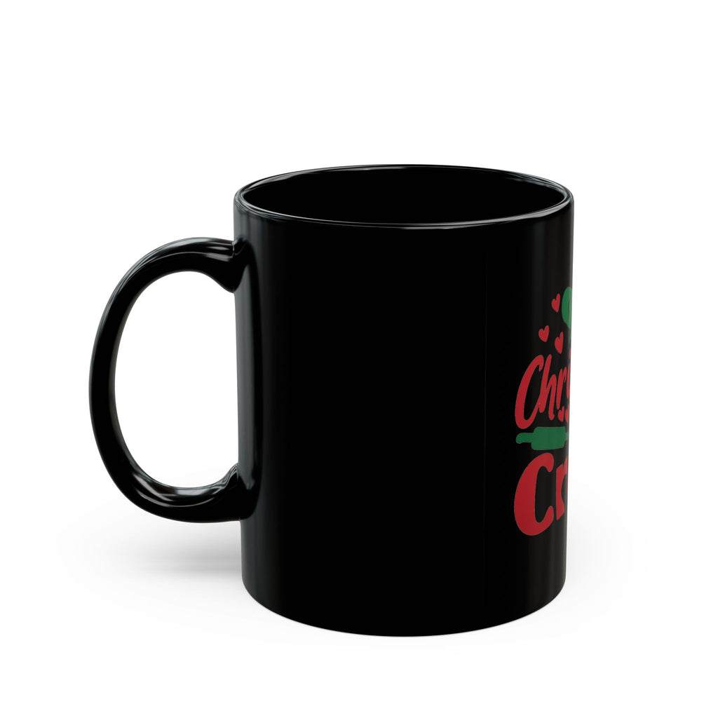 Christmas Baking Crew Mug — Black Holiday Coffee Cup (11oz/15oz)