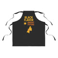 Apron — "Black Flavor Bright Future" Kitchen Apron (Chef Cooking Gift)