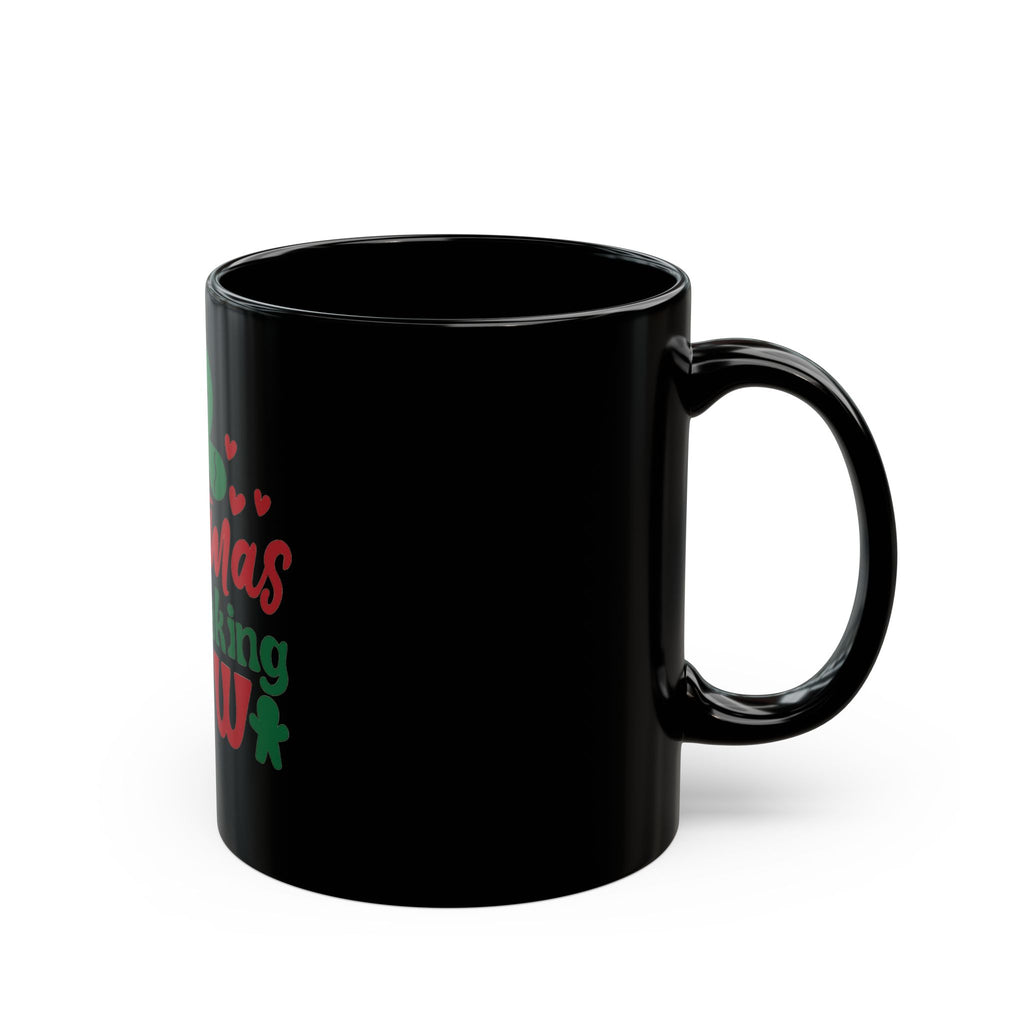 Christmas Baking Crew Mug — Black Holiday Coffee Cup (11oz/15oz)
