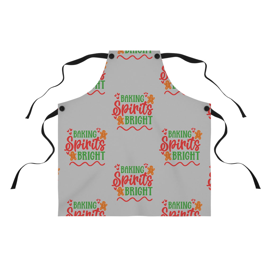 Baking Spirits Bright Apron — Holiday Christmas Baking Chef Apron